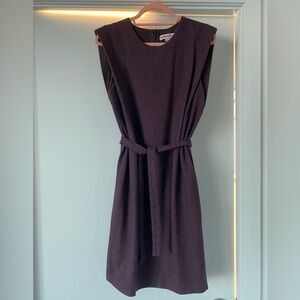 See By Chloe l Eggplant Belted Dress